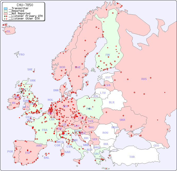 __European Reception Map for CHU-7850
