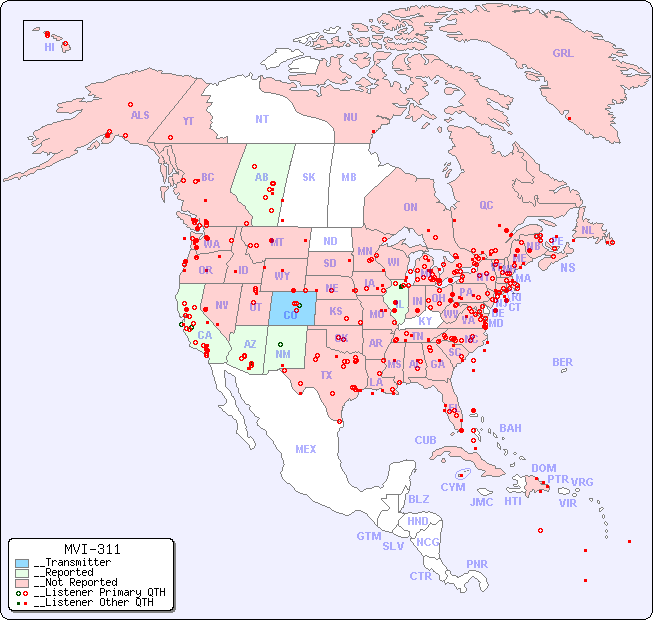 __North American Reception Map for MVI-311