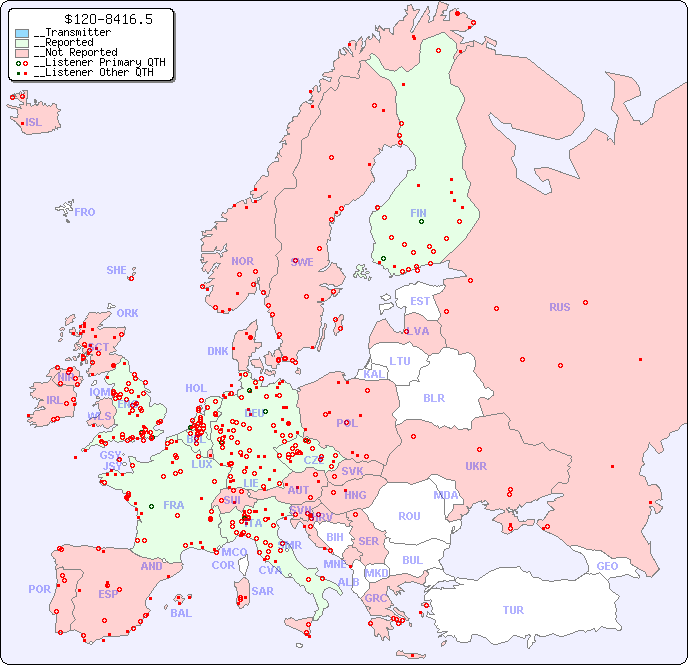 __European Reception Map for $12O-8416.5