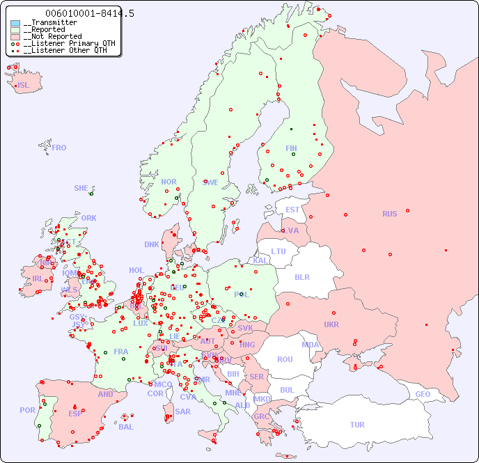 __European Reception Map for 006010001-8414.5