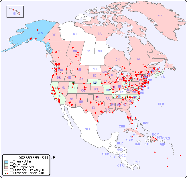 __North American Reception Map for 003669899-8414.5