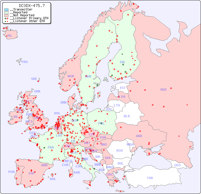 __European Reception Map for DC0DX-475.7