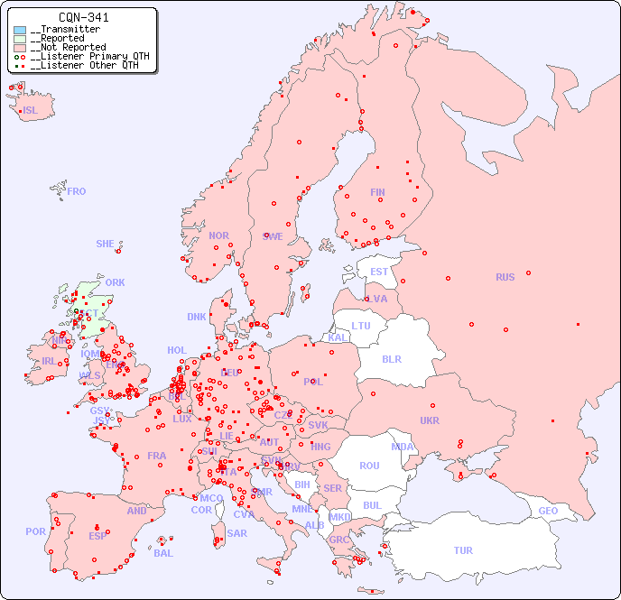 __European Reception Map for CQN-341