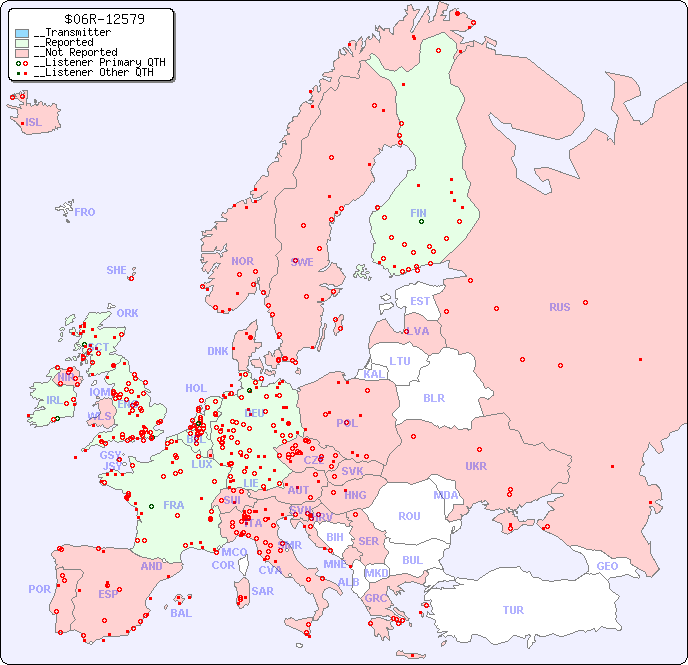 __European Reception Map for $06R-12579