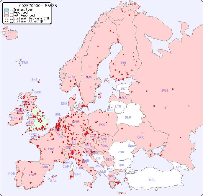 __European Reception Map for 002570000-156525