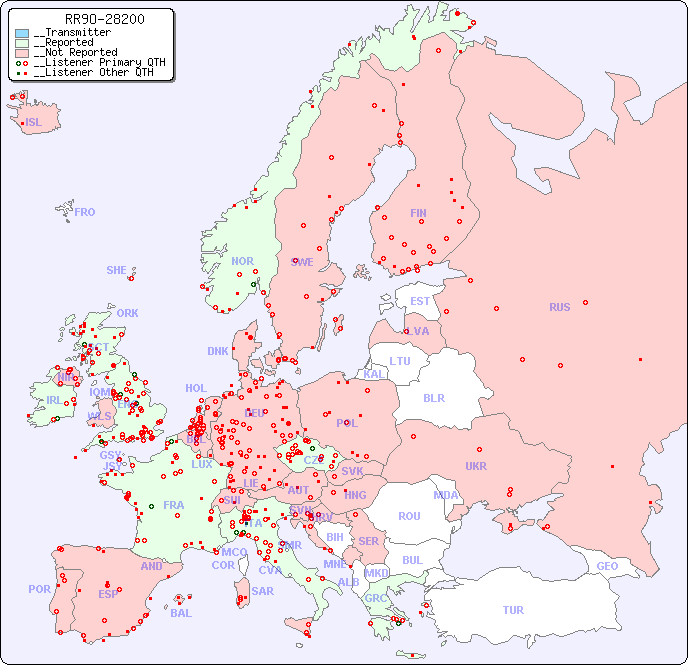 __European Reception Map for RR9O-28200