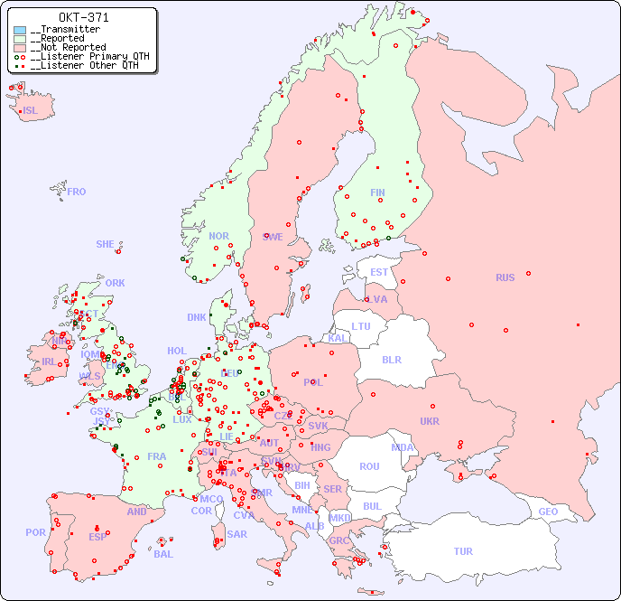 __European Reception Map for OKT-371