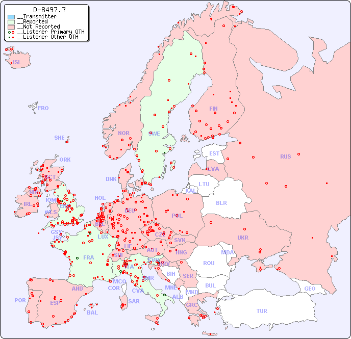 __European Reception Map for D-8497.7