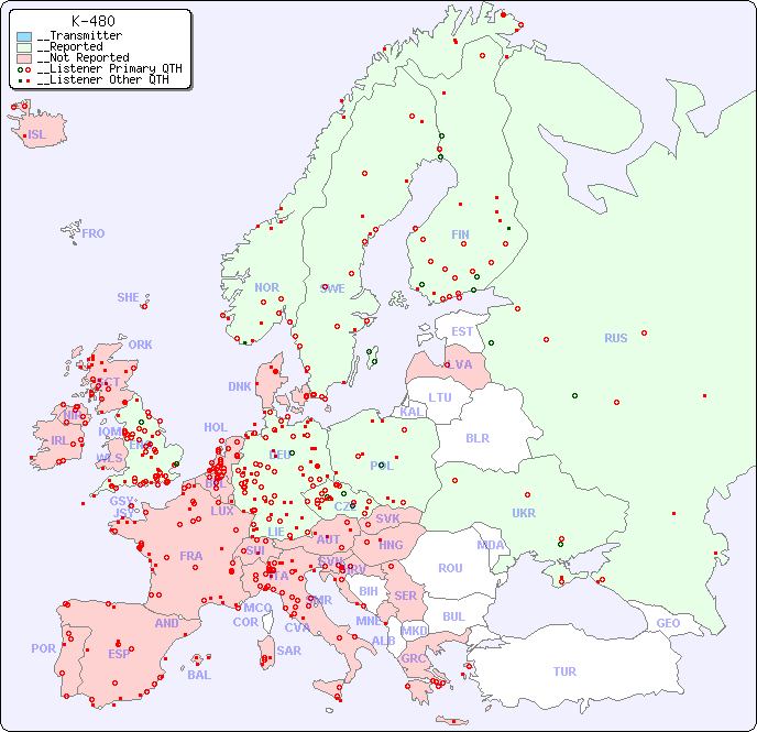 __European Reception Map for K-480