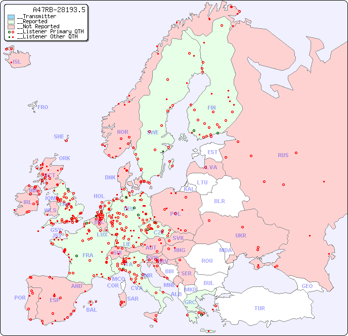 __European Reception Map for A47RB-28193.5