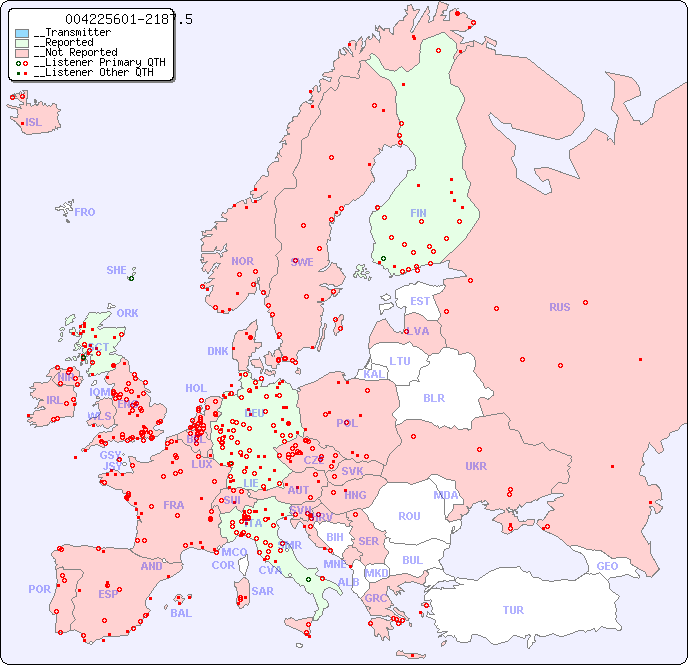 __European Reception Map for 004225601-2187.5