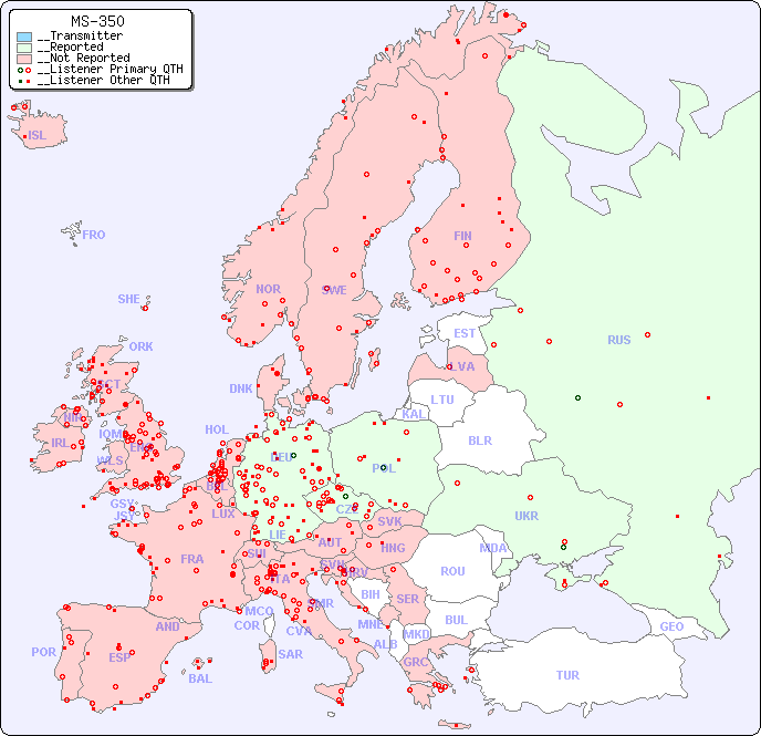 __European Reception Map for MS-350