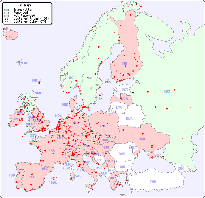 __European Reception Map for R-597