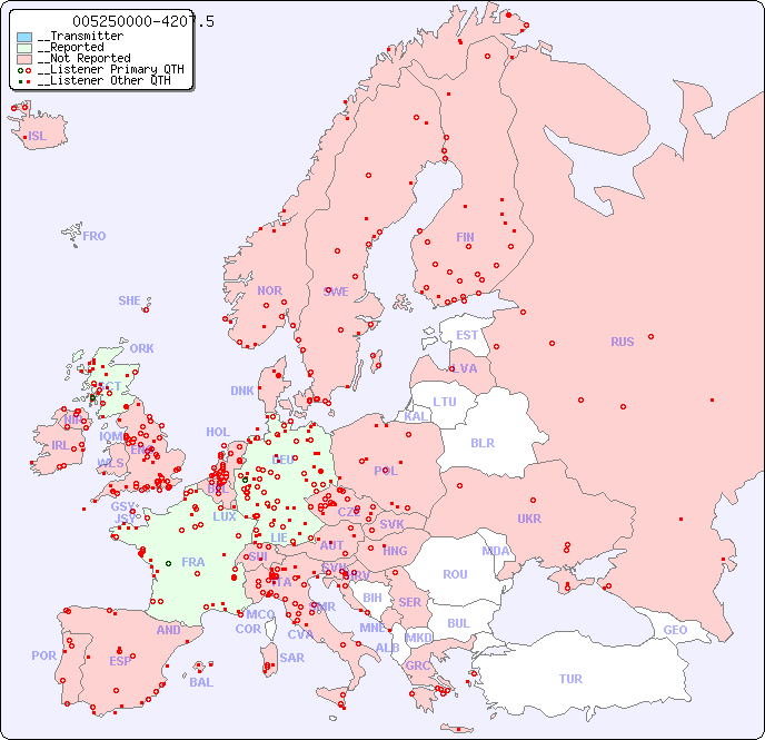 __European Reception Map for 005250000-4207.5