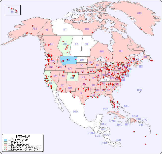 __North American Reception Map for HMM-410