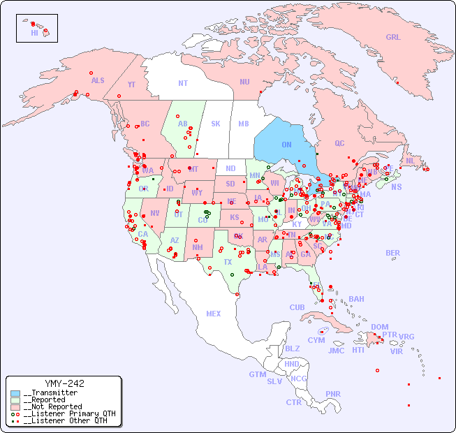 __North American Reception Map for YMY-242