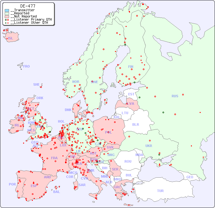 __European Reception Map for DE-477