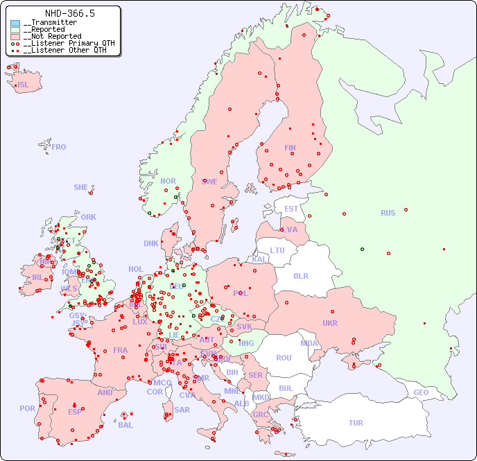 __European Reception Map for NHD-366.5