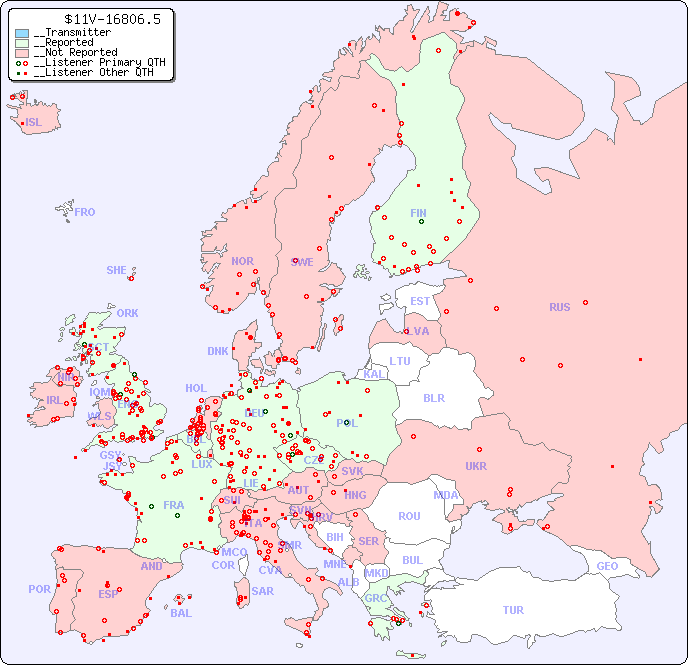 __European Reception Map for $11V-16806.5