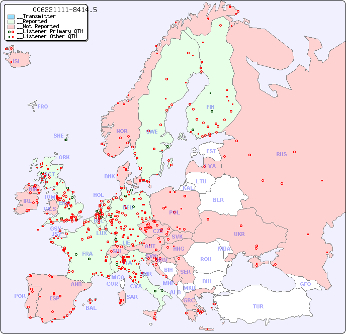 __European Reception Map for 006221111-8414.5