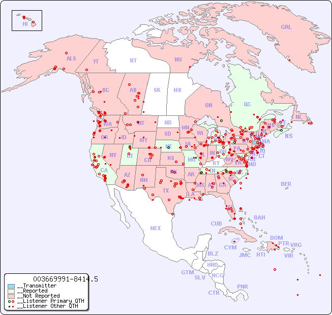 __North American Reception Map for 003669991-8414.5