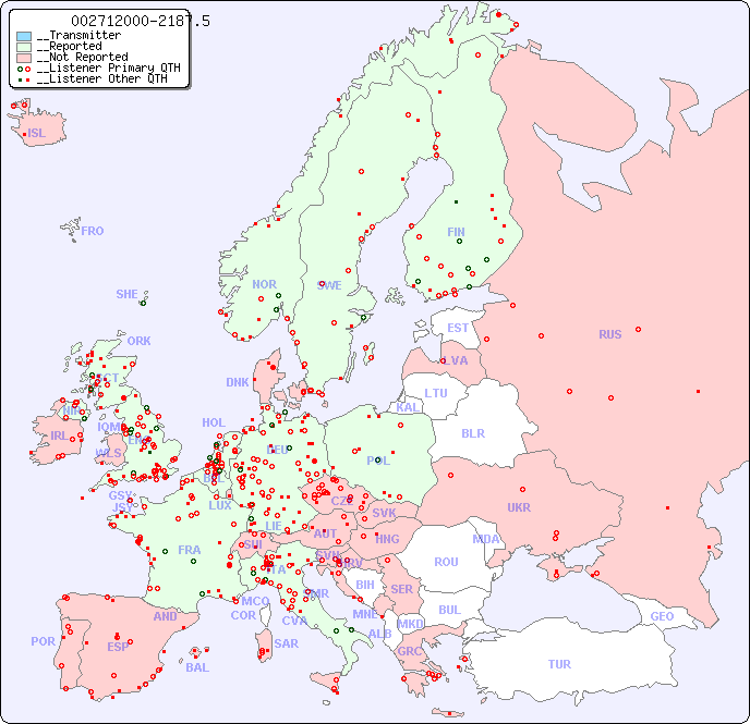 __European Reception Map for 002712000-2187.5