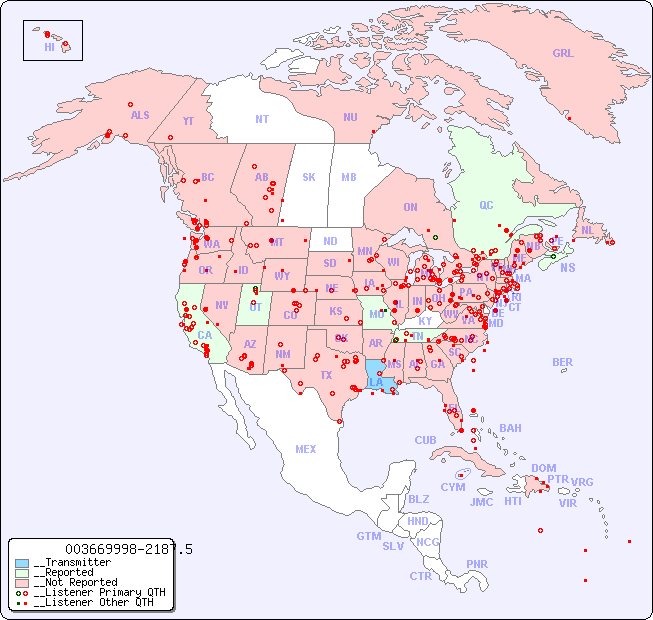 __North American Reception Map for 003669998-2187.5
