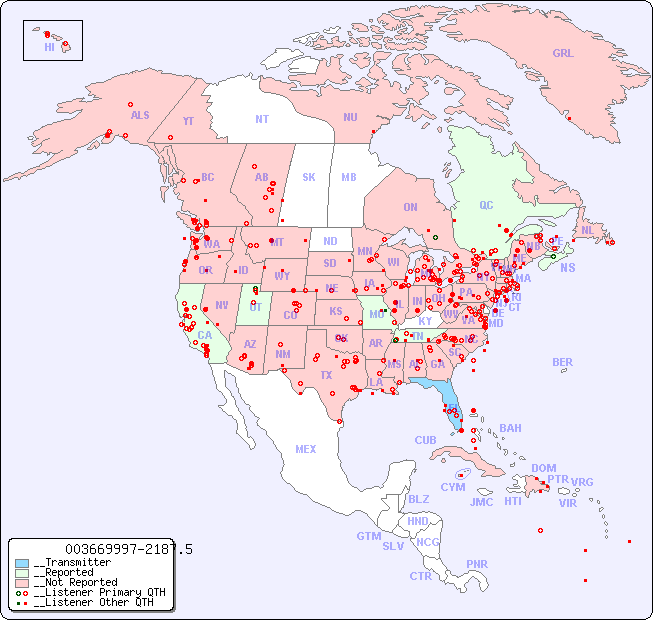 __North American Reception Map for 003669997-2187.5