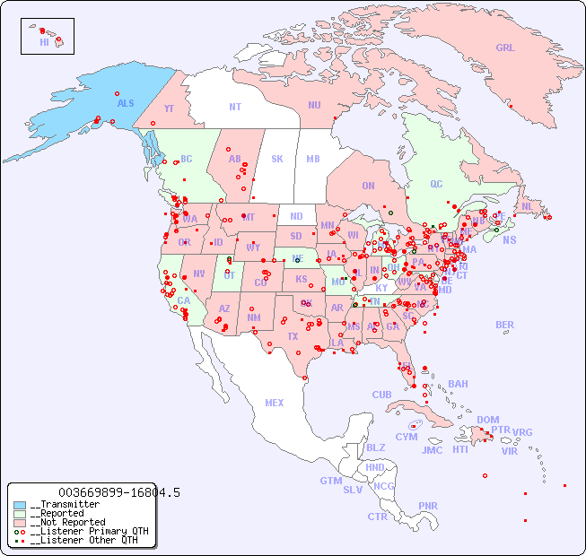 __North American Reception Map for 003669899-16804.5