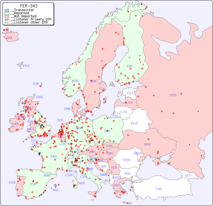__European Reception Map for FER-343