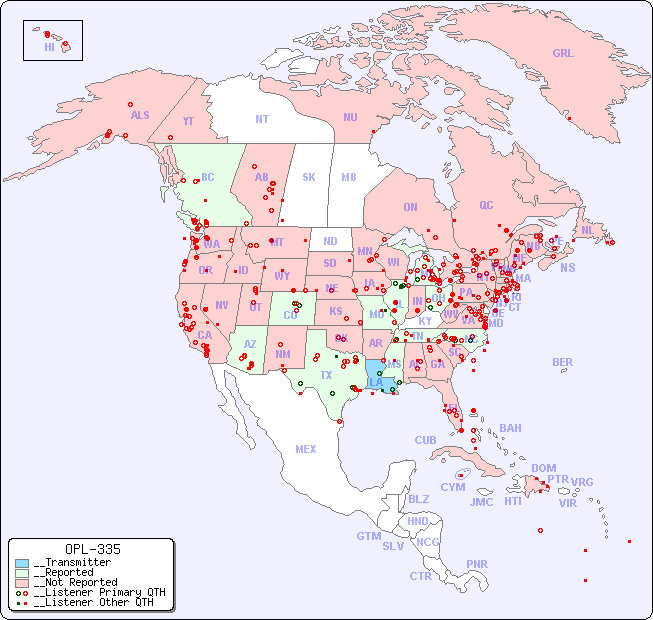 __North American Reception Map for OPL-335