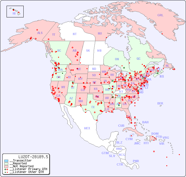 __North American Reception Map for LU2DT-28189.5