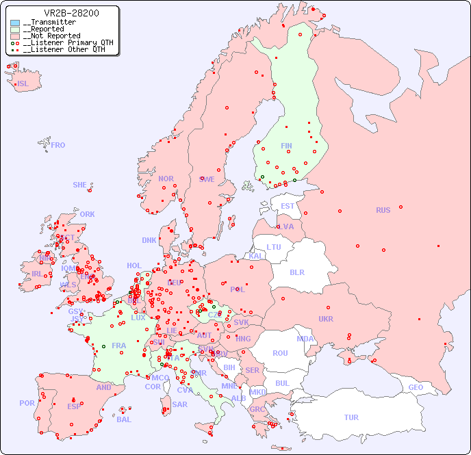 __European Reception Map for VR2B-28200