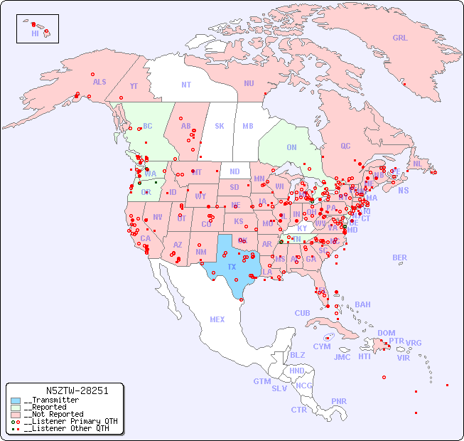 __North American Reception Map for N5ZTW-28251