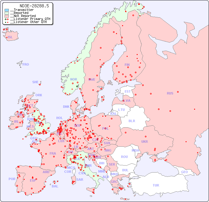 __European Reception Map for ND3E-28288.5