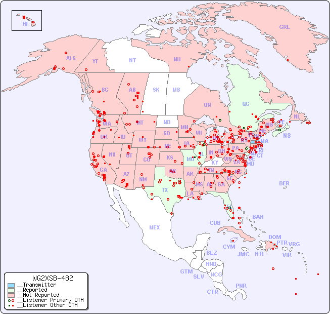 __North American Reception Map for WG2XSB-482