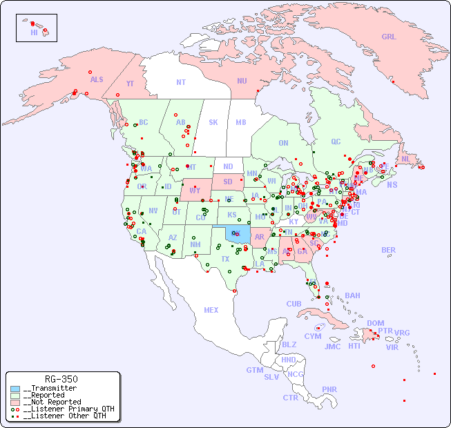 __North American Reception Map for RG-350