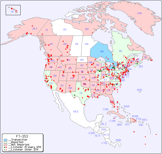 __North American Reception Map for F7-353