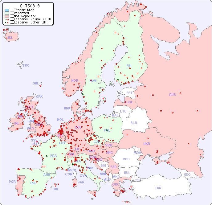 __European Reception Map for S-7508.9