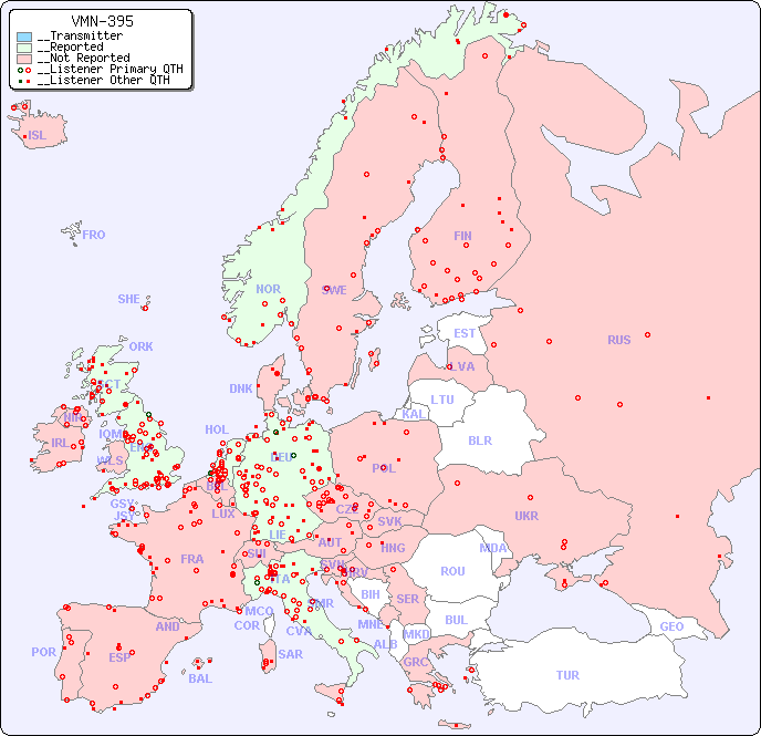 __European Reception Map for VMN-395