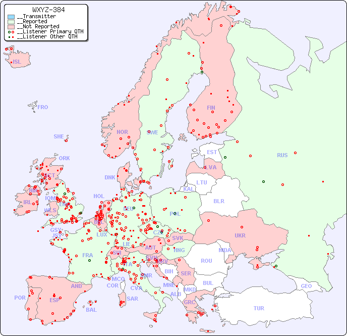 __European Reception Map for WXYZ-384