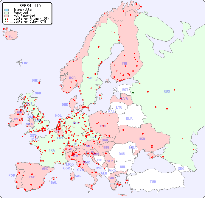__European Reception Map for 3FER4-410