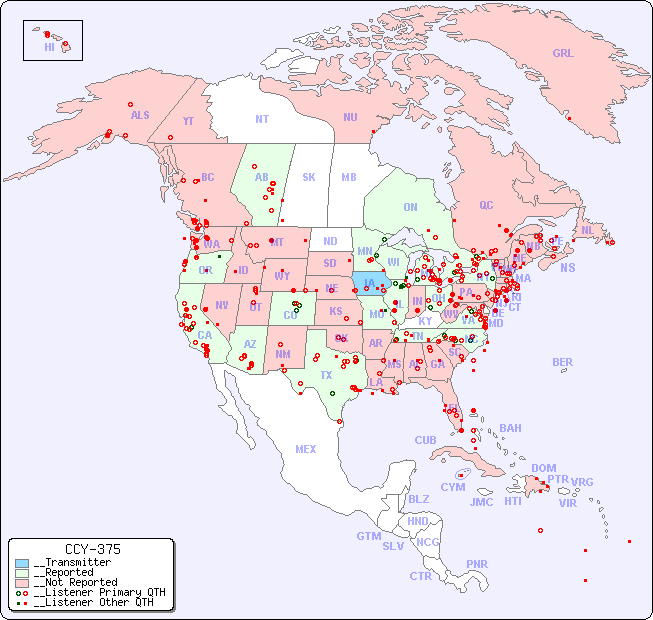 __North American Reception Map for CCY-375