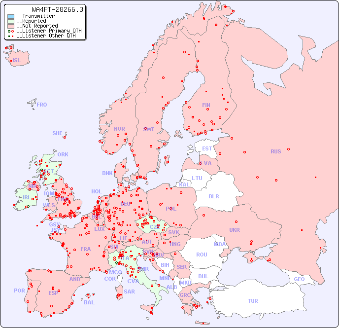 __European Reception Map for WA4PT-28266.3