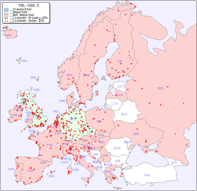 __European Reception Map for PBL-588.5