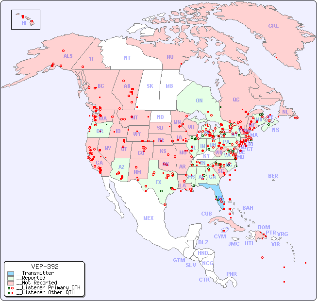 __North American Reception Map for VEP-392