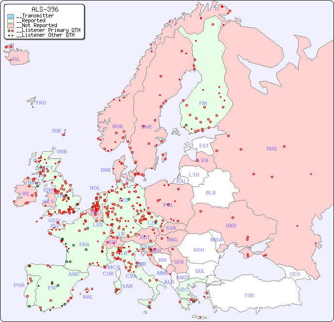 __European Reception Map for ALS-396