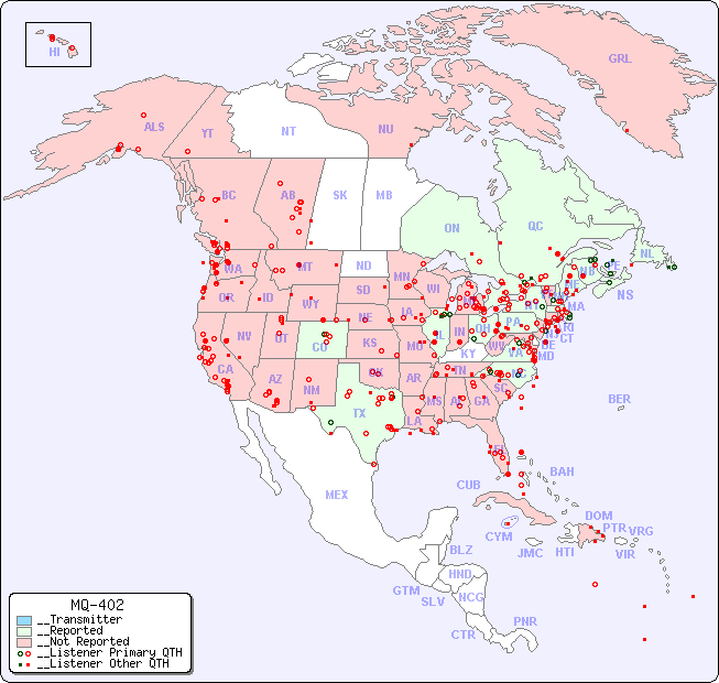 __North American Reception Map for MQ-402