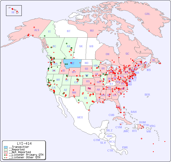 __North American Reception Map for LYI-414