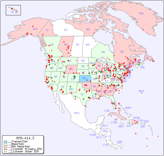 __North American Reception Map for RPB-414.5